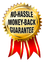 Everything we do No hassle Money Back Guarantee