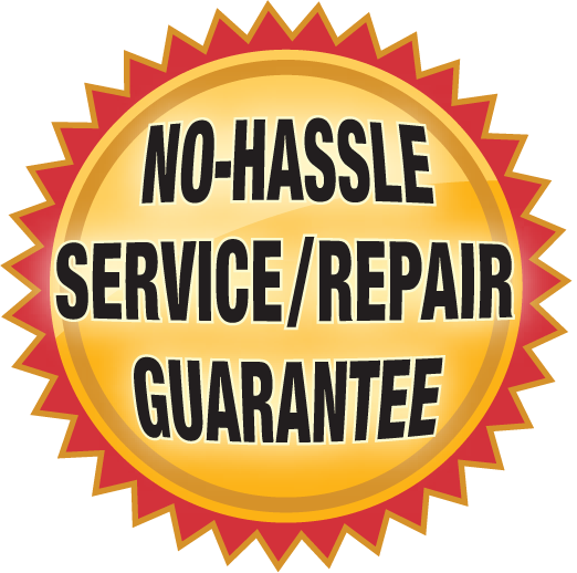 No Hassle Service Repair Guarantee