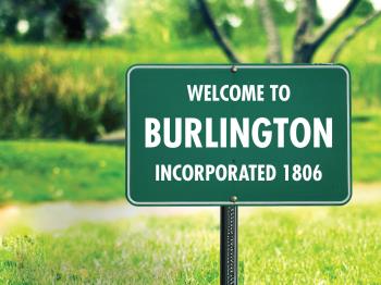 Burlington street sign.