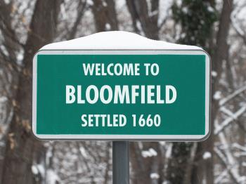 Bloomfield street sign.